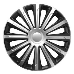 Τάσια 16 Inch Hubcap Trend Silver Black - Σετ 4τχμ Amio