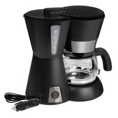 Καφέτιέρα Φίλτρου Φορτηγού Arabica 24v 300w 95cm με Δοσομετρητή 4/6 Κούπες 0.65lt Μαύρη/inox Lampa