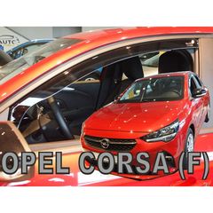 Opel Corsa F 5d 2019+ / Peugeot 208 5d 2019+ Φιμέ Ανεμοθραύστες Heko Σετ 2τμχ (tp)