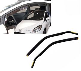 Ανεμοθραύστες Ford Fiesta 3d 2017+ Φιμέ Heko Σετ 2τμχ 15326