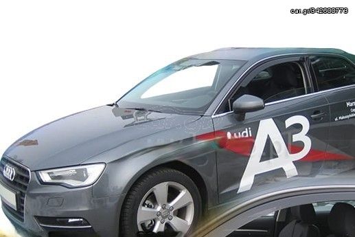 Audi A3 / 8v Sportback 3d 2013-2020 Φιμέ Ανεμοθραύστες Heko Σετ 2τμχ