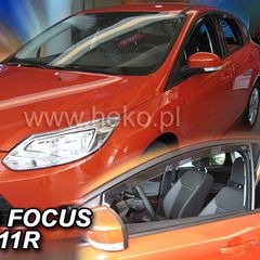 Ford Focus 3 4d/5d 2011-2018 Φιμέ Ανεμοθραύστες Heko Σετ 2τμχ