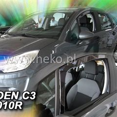 Citroen C3 2 5d 2009-2017 Φιμέ Ανεμοθραύστες Heko Σετ 2τμχ (tp)