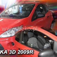 Ford Ka 2 3d 2009-2017 Φιμέ Ανεμοθραύστες Heko Σετ 2τμχ