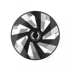 Τάσια 14 Inch Hubcap Vector Rc Silver Black Σετ 4τχμ Amio (tp)