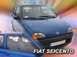 Fiat Seicento 3d 1998-2005 Φιμέ Ανεμοθραύστες Heko Σετ 2τμχ (tp)
