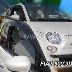 Fiat 500 3d 2007+ Φιμέ Ανεμοθραύστες Heko Σετ 2τμχ