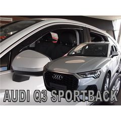 Audi Q3 5d Sportback 2020+ Φιμέ Ανεμοθραύστες Heko Σετ 4τμχ για Μπρος-Πίσω Παράθυρα