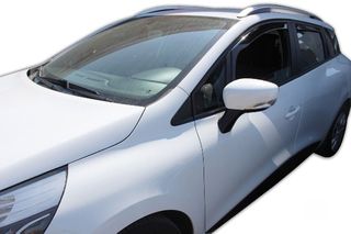 Renault Clio Grandtour Iv 5d 2013-2019 Φιμέ Ανεμοθραύστες Heko Σετ 4τμχ για Μπρος-Πίσω Παράθυρα (tp)