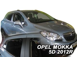 Opel Mokka 5d 2012-2020 Φιμέ Ανεμοθραύστες Heko Σετ 4τμχ για Μπρος-Πίσω Παράθυρα (tp)