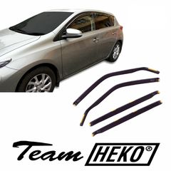 Ανεμοθραύστες Toyota Auris 5d 2013+ Φιμέ Heko Σετ 4τμχ 29629