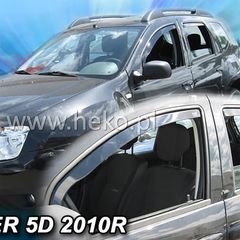 Dacia Duster 5d 05/2010-01/2018 Ανεμοθραύστες Heko Σετ 4τμχ Φιμέ Μπρος-Πίσω Παράθυρα (tp)