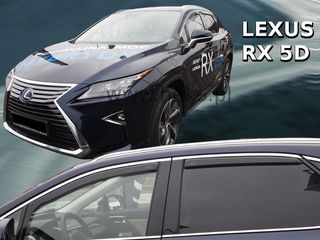 Lexus Rx 5d 2016+ Φιμέ Ανεμοθραύστες Heko Σετ 4τμχ για Μπρος-Πίσω Παράθυρα
