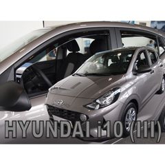 Hyundai I10 5d 2019+ Φιμέ Ανεμοθραύστες Heko Σετ 4τμχ για Μπρος-Πίσω Παράθυρα (tp)
