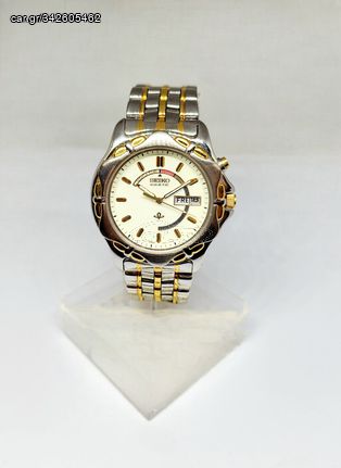 Vintage SEIKO KINETIC Two Tone Stainless Steel Bracelet 5m43-0A80 αντρικό ρολόι A9096 ΤΙΜΗ 370 ΕΥΡΩ