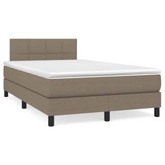 ΚΡΕΒΑΤΙ BOXSPRING ΜΕ ΣΤΡΩΜΑ TAUPE 120X190 ΕΚ. ΥΦΑΣΜΑΤΙΝΟ 3269727