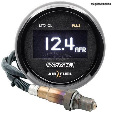 Innovate MTX-OL PLUS: Wideband Air/Fuel OLED Gauge Kit (8 ft.)