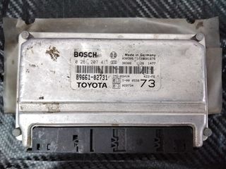 TOYOTA COROLLA ΕΓΚΕΦΑΛΟΣ BOSCH 0 261 207 411,89661-02731,4ZZ-FE