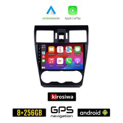 KIROSIWA SUBARU FORESTER (μετά το 2013) Android οθόνη αυτοκίνητου 8GB + 256GB με GPS WI-FI (ηχοσύστημα αφής 9" ιντσών OEM Android Auto Apple Carplay Youtube Playstore MP3 USB Radio Bluetooth Mirrorlin