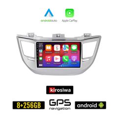 KIROSIWA HYUNDAI TUCSON 2015-2019 Android οθόνη αυτοκίνητου με GPS WI-FI 8GB + 256GB (ηχοσύστημα αφής 9" ιντσών OEM Android Auto Apple Carplay Youtube Playstore MP3 USB Radio Bluetooth Mirrorlink εργο