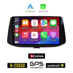 KIROSIWA HYUNDAI i30 (μετά το 2018) Android οθόνη αυτοκίνητου με GPS WI-FI 8GB + 256GB (ηχοσύστημα αφής 9" ιντσών OEM Android Auto Apple Carplay Youtube Playstore MP3 USB Radio Bluetooth Mirrorlink ερ