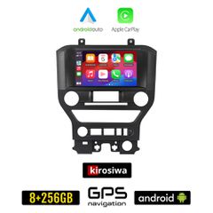 KIROSIWA FORD MUSTANG (2015 - 2020) Android οθόνη αυτοκίνητου 8GB + 256GB με GPS WI-FI (ηχοσύστημα αφής 9" ιντσών OEM Android Auto Apple Carplay Youtube Playstore MP3 USB Radio Bluetooth Mirrorlink ερ