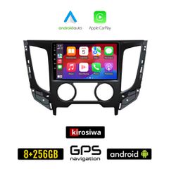 KIROSIWA FIAT FULLBACK μετά το 2016 A/C Android οθόνη αυτοκίνητου 8GB + 256GB με GPS WI-FI (ηχοσύστημα αφής 9" ιντσών OEM Android Auto Apple Carplay Youtube Playstore MP3 USB Radio Bluetooth Mirrorlin