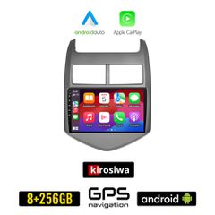 KIROSIWA CHEVROLET AVEO (μετά το 2011) Android οθόνη αυτοκίνητου 8GB + 256GB με GPS WI-FI (ηχοσύστημα αφής 9" ιντσών OEM Android Auto Apple Carplay Youtube Playstore MP3 USB Radio Bluetooth Mirrorlink