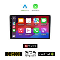 KIROSIWA AUDI A4 (2002-2008) Android οθόνη αυτοκίνητου 8GB + 256GB με GPS WI-FI (ηχοσύστημα αφής 9" ιντσών OEM Android Auto Apple Carplay Youtube Playstore MP3 USB Radio Bluetooth Mirrorlink εργοστασι
