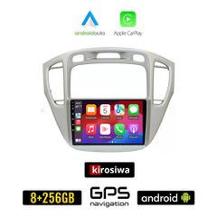 KIROSIWA TOYOTA HIGHLANDER (2002 - 2009) Android οθόνη αυτοκίνητου 8GB + 256GB με GPS WI-FI (ηχοσύστημα αφής 9" ιντσών OEM Android Auto Apple Carplay Youtube Playstore MP3 USB Radio Bluetooth Mirrorli