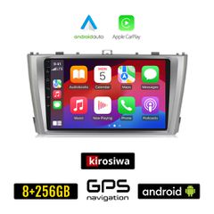 KIROSIWA TOYOTA AVENSIS (2009 - 2016) Android οθόνη αυτοκίνητου 8GB + 256GB με GPS WI-FI (ηχοσύστημα αφής 9" ιντσών OEM Android Auto Apple Carplay Youtube Playstore MP3 USB Radio Bluetooth Mirrorlink