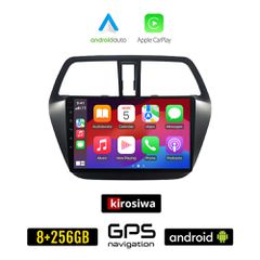 KIROSIWA SUZUKI SX4 S-CROSS (μετά το 2014) Android οθόνη αυτοκίνητου 8GB + 256GB με GPS WI-FI (ηχοσύστημα αφής 9" ιντσών OEM Android Auto Apple Carplay Youtube Playstore MP3 USB Radio Bluetooth Mirror