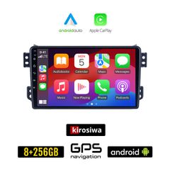 KIROSIWA SUZUKI SPLASH (μετά το 2008) Android οθόνη αυτοκίνητου 8GB + 256GB με GPS WI-FI (ηχοσύστημα αφής 9" ιντσών OEM Android Auto Apple Carplay Youtube Playstore MP3 USB Radio Bluetooth Mirrorlink