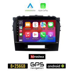 KIROSIWA SUZUKI GRAND VITARA (μετά το 2016) Android οθόνη αυτοκίνητου 8GB + 256GB με GPS WI-FI (ηχοσύστημα αφής 9" ιντσών OEM Android Auto Apple Carplay Youtube Playstore MP3 USB Radio Bluetooth Mirro