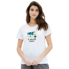 Γυναικείο T-Shirt BASEHIT 221.BW33.74-WHITE - WHITE 221.BW33.74-WHITE