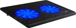 POWERTECH PT-738 Βάση & ψύξη laptop έως 15.6", 2x 125mm fan, LED, μαύρο