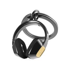 Μπρελόκ Με Σχέδιο Headphone 075-01 Μαύρο Μαύρο