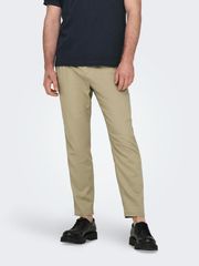 Only and Sons Ανδρικό Leo Linen Mix Crop Chino Παντελόνι 22025785