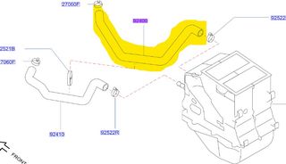 Κολλάρο καλοριφέρ NISSAN Almera N16E P12E  -QG15DE 2001-2007 # 92400BN005 /ΓΝΗΣΙO