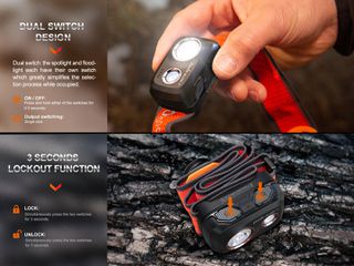 Φακός Κεφαλής Fenix HL32R-T Επαναφορτιζόμενος με USB-thumb-9