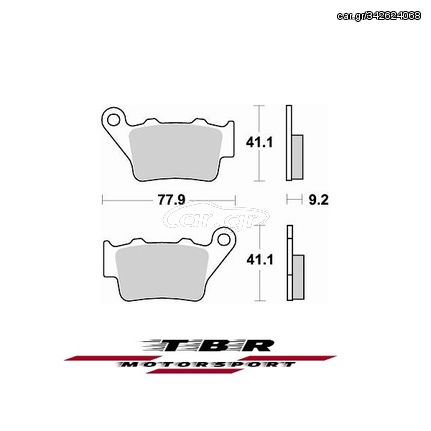 ΟΡΓΑΝΙΚΑ ΤΑΚΑΚΙΑ SP ORGANIC BRAKE PADS SP TBR773