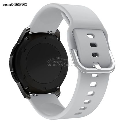 Silikonarmband TYS-Armband für Smartwatch, universell, 20 mm, grau