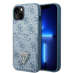 Guess GUHCP13MP4TPB iPhone 13 6.1" blue/blue hardcase 4G Triangle Logo Cardslot