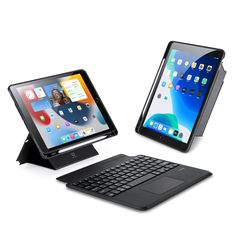 Dux Ducis DK Series Bluetooth Keyboard Case for Apple iPad 7/8/9 10.2''/iPad Air 3/iPad Pro 10.5'' (2017) - Black