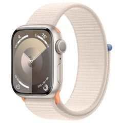 Apple Watch Series 9 GPS 45mm Starlight Aluminium Case with Starlight Sport Loop