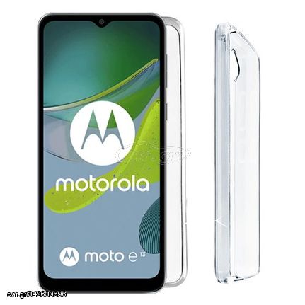 Διάφανη Θήκη Σιλικόνης για Motorola Moto E13