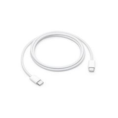 Apple Καλώδιο data / φόρτισης Braided USB C σε USB C Λευκό 1m (MQKJ3ZM/A)