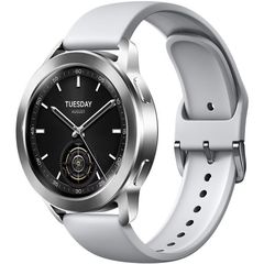 Xiaomi Watch S3 Stainless Steel 47mm Αδιάβροχο με Παλμογράφο (Silver) (BHR7873GL)