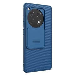 Θήκη OnePlus 12R 5G NiLLkin Camshield Pro Series Πλάτη με προστασία για την κάμερα από σκλήρό Premium TPU μπλε