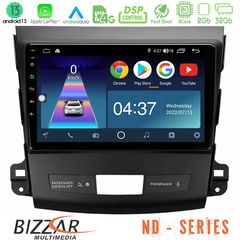 Bizzar ND Series 8Core Android13 2+32GB Mitsubishi Outlander/Citroen C-Crosser/Peugeot 4007 Navigation Multimedia Tablet 9 | Pancarshop